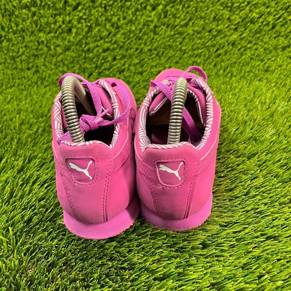 Puma Roma Nm Girls‎ Size 6Y Pink Running Casual Walking Shoes Sneakers